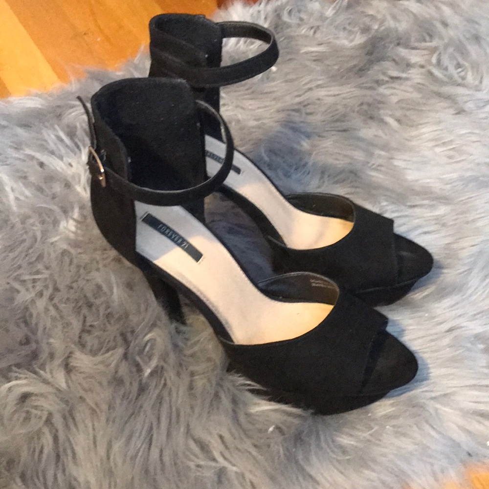 SOLD F21 black high heels
